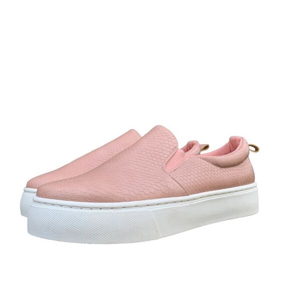 New! Journee Partrice Blush Print Platform Slip on Sneakers Shoes sz 9 - Picture 3 of 13